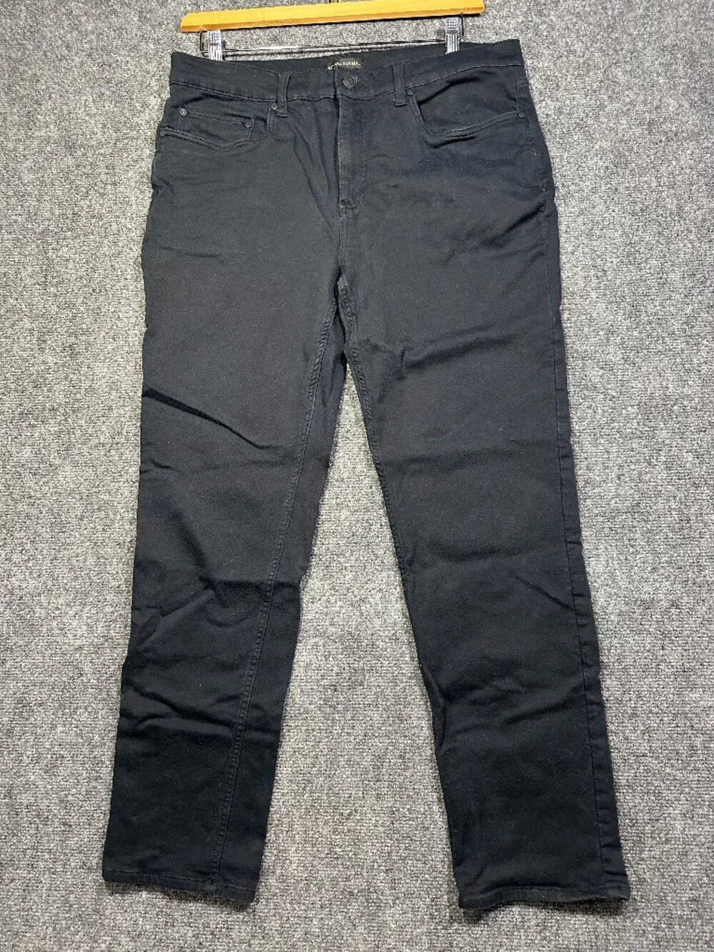 Banana Republic Pants Men 36 5 Pocket Pant Dark Blue Cotton Stretch Flat Front